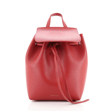 Mansur Gavriel Drawstring Backpack Leather Mini