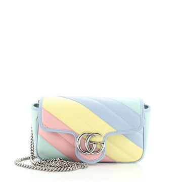 Gucci GG Marmont Flap Bag Matelasse Leather Super Mini