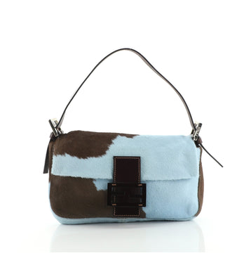 Fendi Baguette Printed Pony Hair