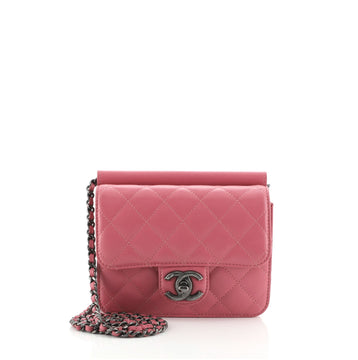 Chanel Crossing Times Flap Bag Quilted Lambskin Mini