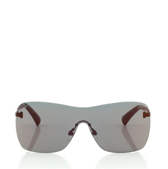 Chanel Runway Shield Sunglasses Acetate and Metal