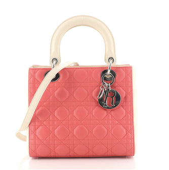 Christian Dior Lady Dior Bag Cannage Quilt Lambskin Medium
