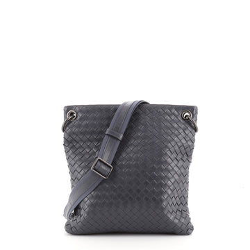 Bottega Veneta Flat Messenger Bag Intrecciato Nappa Medium