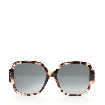 Christian Dior Lady Dior Studs 5 Rectangle Sunglasses Cannage Embossed Acetate