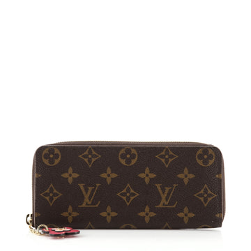 Louis Vuitton Clemence Wallet Limited Edition Blooming Flowers Monogram Canvas