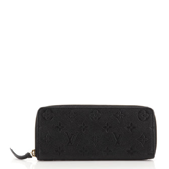 Louis Vuitton Clemence Wallet Monogram Empreinte Leather