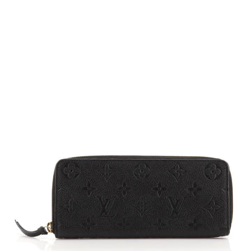 Louis Vuitton Clemence Wallet Monogram Empreinte Leather