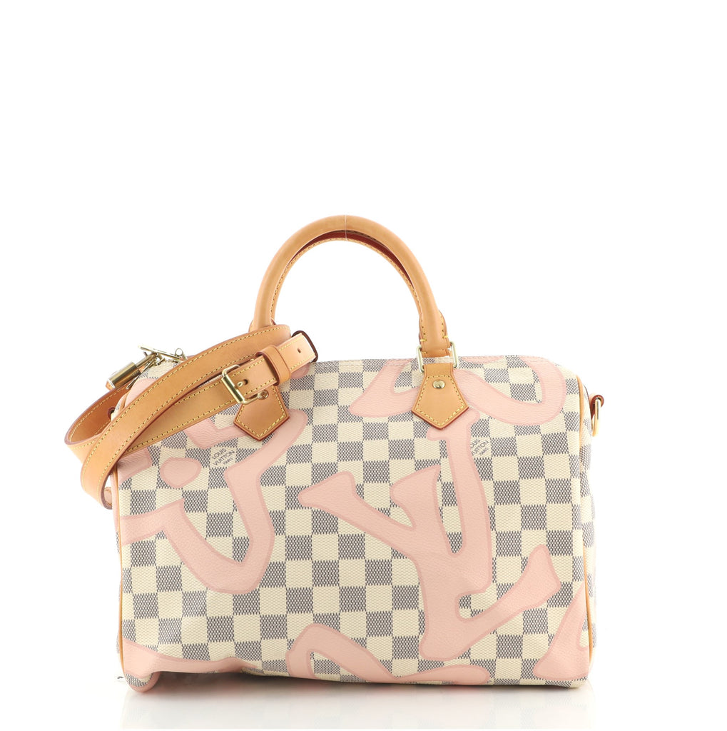 Louis Vuitton Speedy Bandouliere Bag Limited Edition Damier Tahitienne 30  Print 2119221