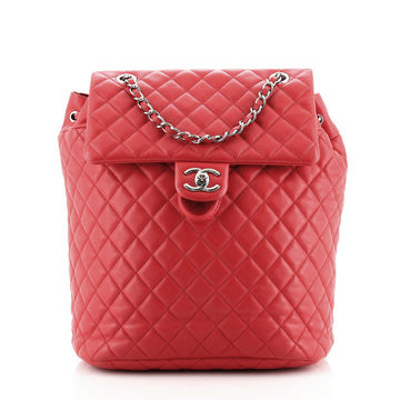 Chanel Urban Spirit Backpack Quilted Lambskin Large