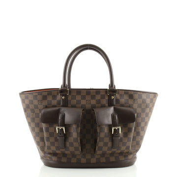 Louis Vuitton Manosque Handbag Damier GM