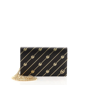 Gucci Wallet on Chain Diagonal GG Leather