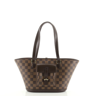 Louis Vuitton Manosque Handbag Damier PM