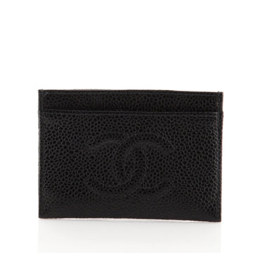 Chanel Timeless Card Holder Caviar