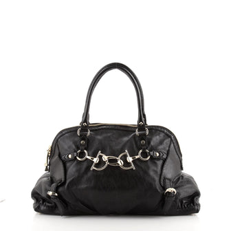 Gucci Horsebit Nail Boston Bag Leather Medium