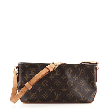 Louis Vuitton Trotteur Handbag Monogram Canvas