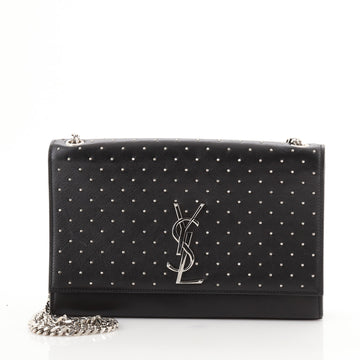 Saint Laurent Classic Monogram Crossbody Bag Studded Leather Medium