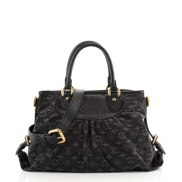 Louis Vuitton Neo Cabby Handbag Denim MM