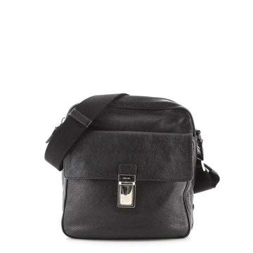 Prada Buckle Pocket Messenger Vitello Phenix Small