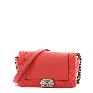 Chanel Reverso Boy Flap Bag Calfskin Old Medium