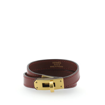 Hermes Kelly Double Tour Bracelet Leather