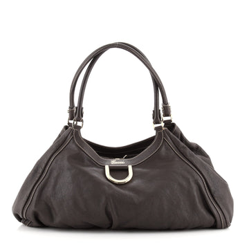 Gucci D Ring Hobo Leather Large