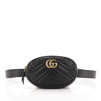 Gucci GG Marmont Belt Bag Matelasse Leather