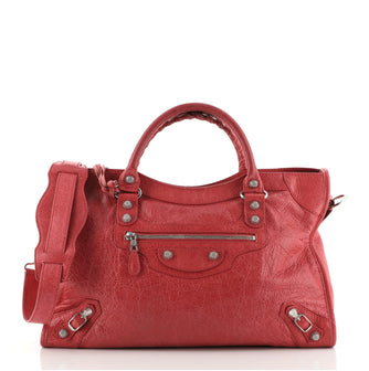 Balenciaga City Giant Studs Bag Leather Medium