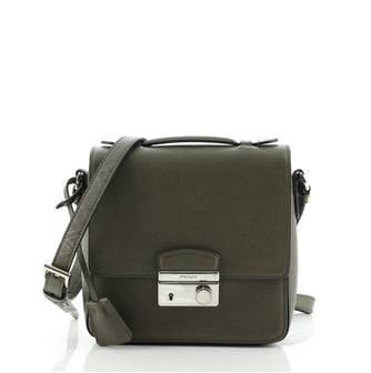Prada Lux Sound Crossbody Bag Saffiano Leather Small