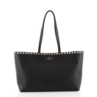 Valentino Rockstud Shopper Tote Leather Medium