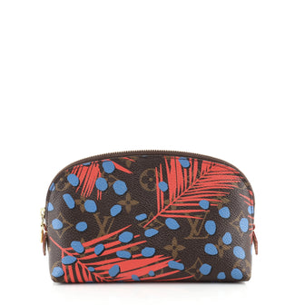 Louis Vuitton Cosmetic Pouch Limited Edition Monogram Jungle Dots