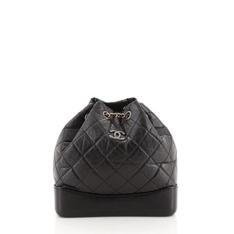 Chanel Gabrielle Backpack Quilted Calfskin Small
