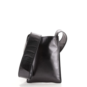 Chanel Vintage Flat Crossbody Bag Leather Small