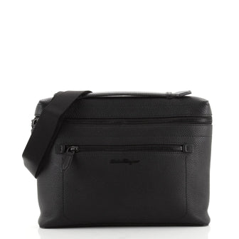 Salvatore Ferragamo Firenze Messenger Leather Large
