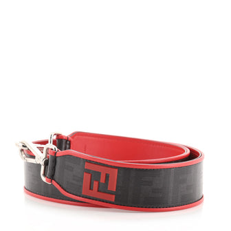 Fendi Strap You Shoulder Strap Zucca Coated Canvas