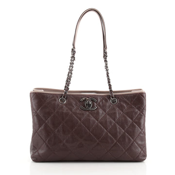 Chanel Be Caviar Tote Quilted Caviar Medium