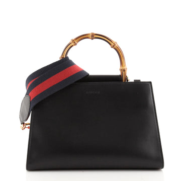Gucci Nymphaea Top Handle Bag Leather Small