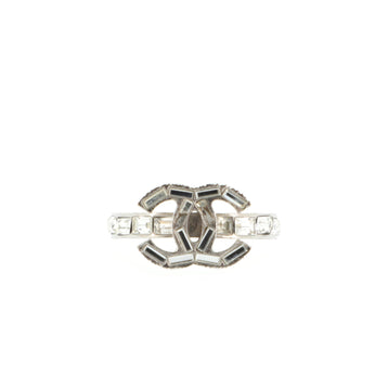 Chanel CC Ring Metal with Crystal