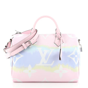 Louis Vuitton Speedy Bandouliere Bag Limited Edition Escale Monogram Giant 30