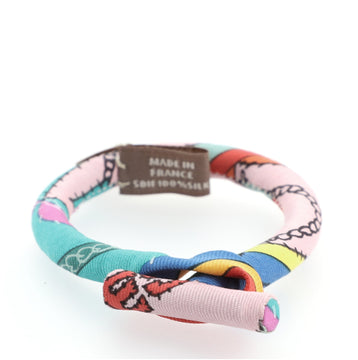 Hermes Petit H Bracelet Printed Silk