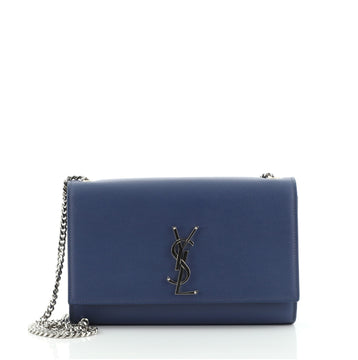 Saint Laurent Classic Monogram Crossbody Bag Grainy Leather Medium