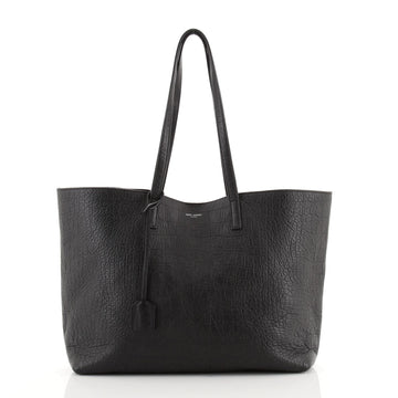 Saint Laurent Shopper Tote Crocodile Embossed Leather Large