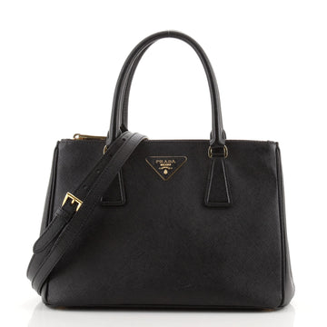 Prada Galleria Double Zip Tote Saffiano Leather Small