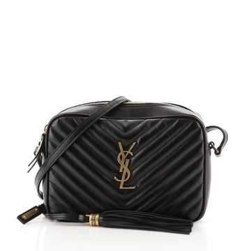 Saint Laurent Lou Camera Bag Matelasse Chevron Leather Small