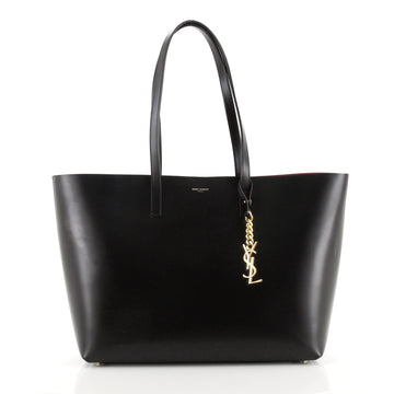 Saint Laurent Classic Monogram Charm Shopper Tote Leather Medium