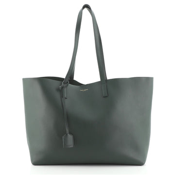 Saint Laurent Shopper Tote Leather Large