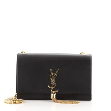 Saint Laurent Classic Monogram Tassel Crossbody Bag Leather Medium