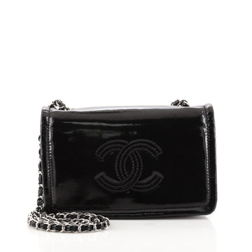 Chanel Lipstick Flap Crossbody Bag Patent Vinyl Mini