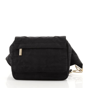 Chanel Travel Line Flap Waist Bag Nylon Medium
