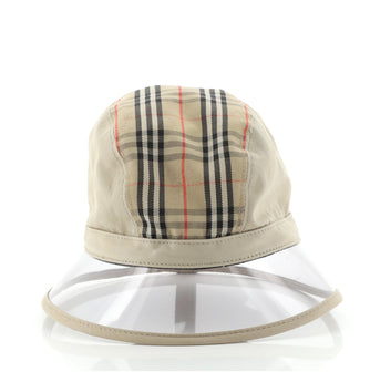Burberry 1983 Bucket Hat Nova Check Canvas and PVC