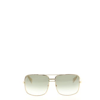 Celine Square Aviator Sunglasses Metal